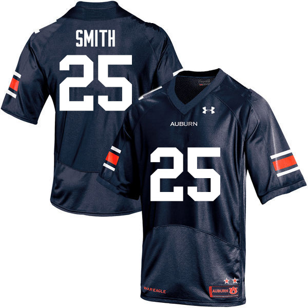 Auburn Tigers Men's Jason Smith #25 Navy Under Armour Stitched College NCAA Authentic Football Jersey QGH4874DD